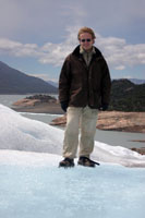 Manu sur le Glacier Perito Moreno