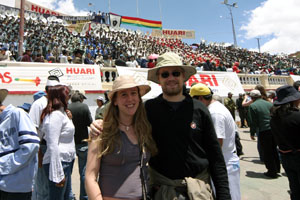 Vince et Manu au festival de bandas d'oruro