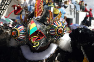 Masque du condor de la danse diablada