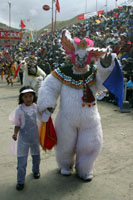 L'ours, personnage de la Diablada