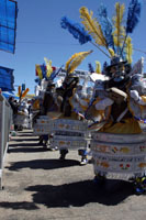 Danseurs de la morenada au carnaval d'Oruro