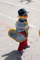 Danseurs de la morenada au carnaval d'Oruro