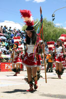 Danseurs de Tobas au carnaval d'Oruro