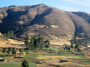 Bolivia, Cochabamba, Chapare, panorama desde la caretera
