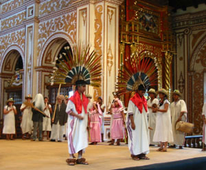 Bolivie, Santa Cruz, Chiquitanias, Missions Jesuites, Conception, danse traditionnelle