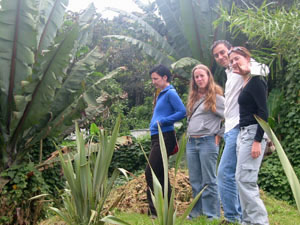 Cochabamba, Corani, carine emanuela dieter et claudia dans la nature