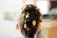 coiffure de la mariee