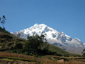 Bolivie, Sorata, vue du huyana Potosi