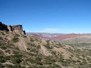 Bolivie, Tupiza, paysage de montagnes