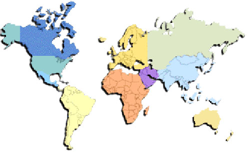 mapa del Mundo